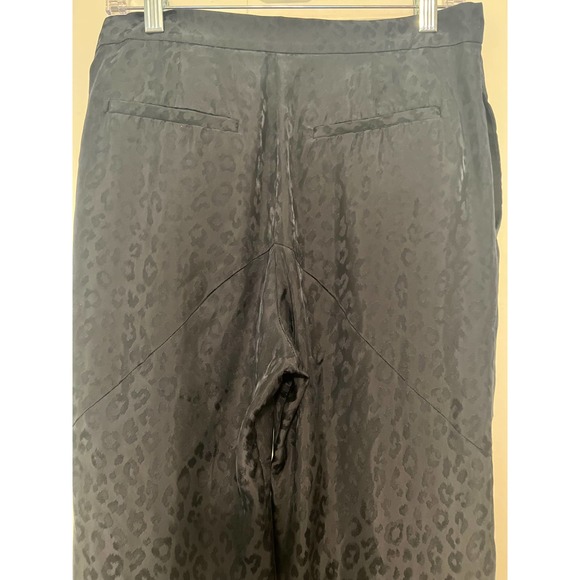 Thakoon Addition leopard print black on black pants size 2 - Picture 3 of 3